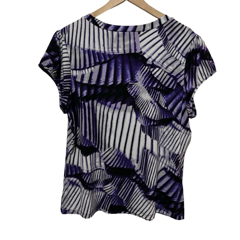 Worthington Woman Stretch Crew Neck Top Women's Size 1X - Picture 6 of 12